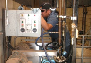 Tri-Star technician on site